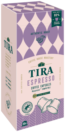 TIRA ESPRESSO KAPSULĖS (NESPRESSO) 20 VNT