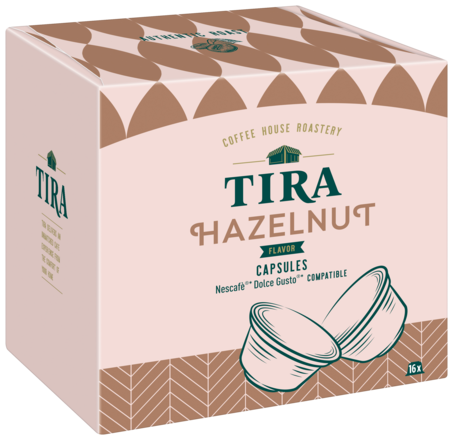 TIRA HAZELNUT KAPSULĖS (DOLCE GUSTO) 16 VNT