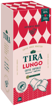 TIRA LUNGO KAPSULĖS (NESPRESSO) 20 VNT