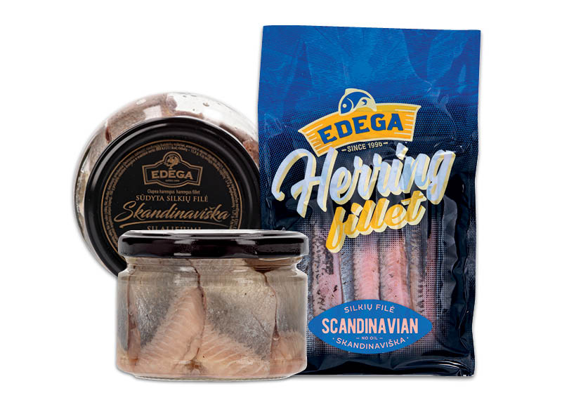 Iki – akcija / nuolaida: SKANDINAVIŠKAI silkių filė EDEGA