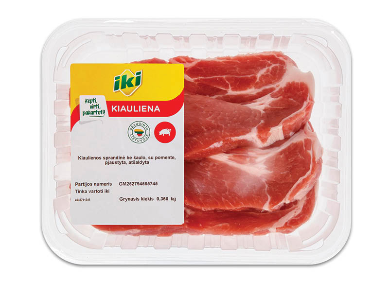 Iki – akcija / nuolaida: IKI kiaulienos sprandinė be kaulo su pomente