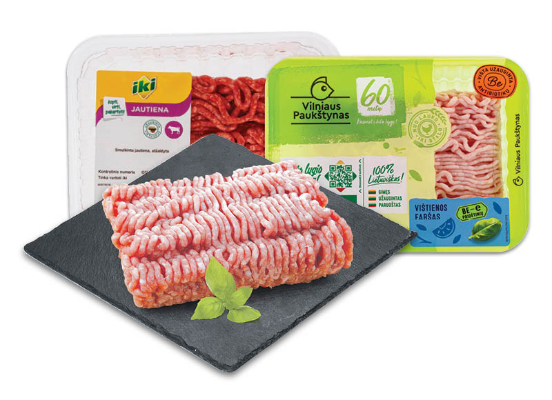 Iki – akcija / nuolaida: Smulkintai mėsai ir faršui