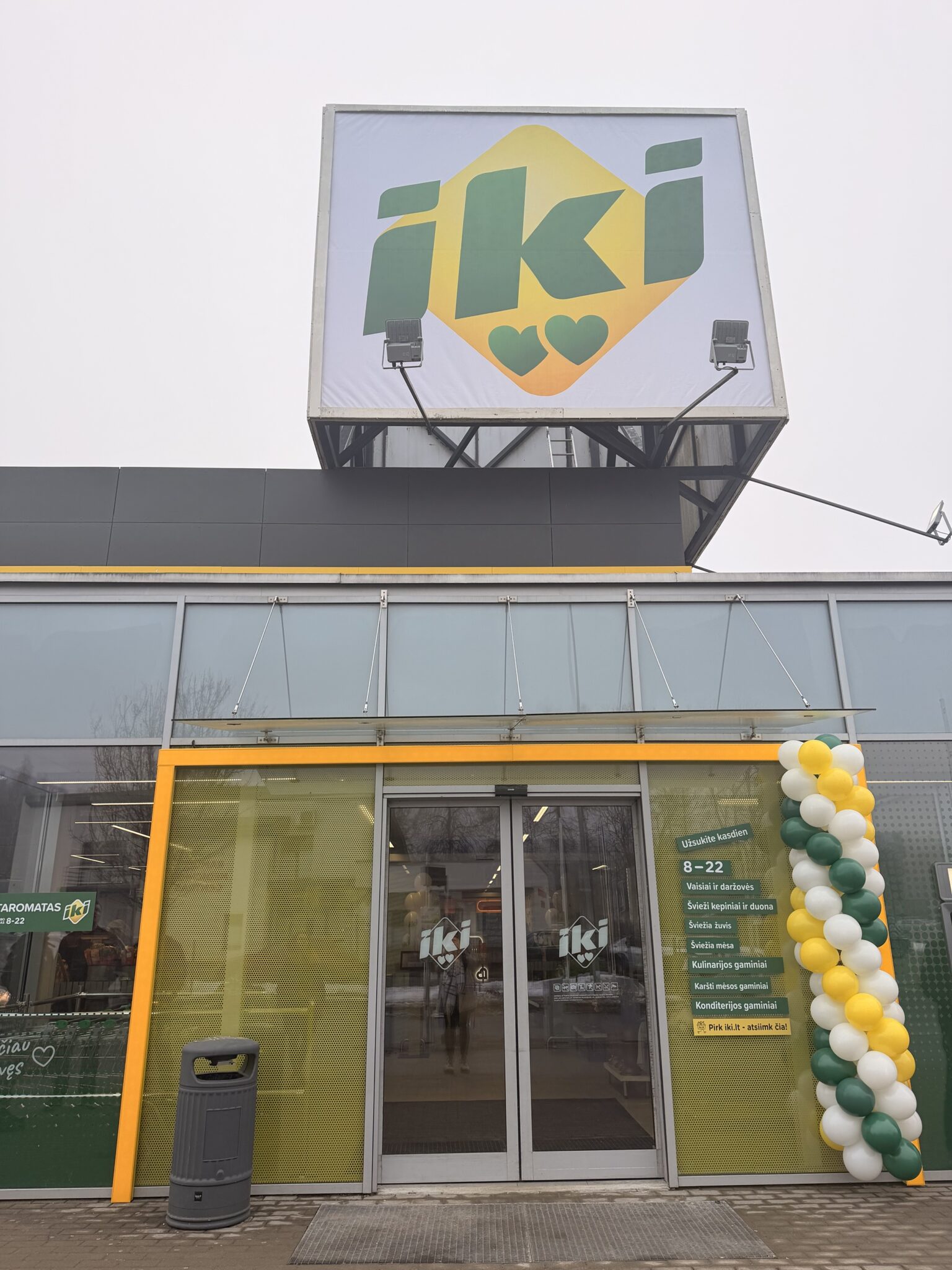Iki Riporta Atnaujinta IKI Ramučiai parduotuvė Kaune | IKI. Arčiau Tavęs!