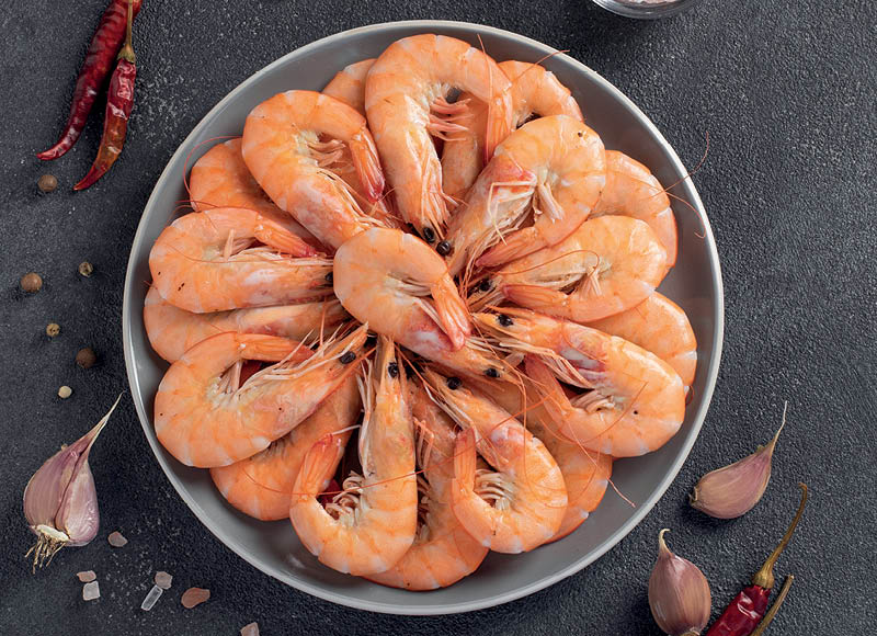 Iki – akcija / nuolaida: Atitirpintos virtos neskrostos baltakojės blyškiosios krevetės