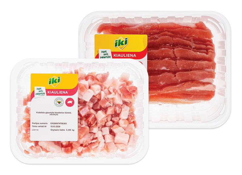 Iki – akcija / nuolaida: IKI atvėsinta kiaulienos šoninė
