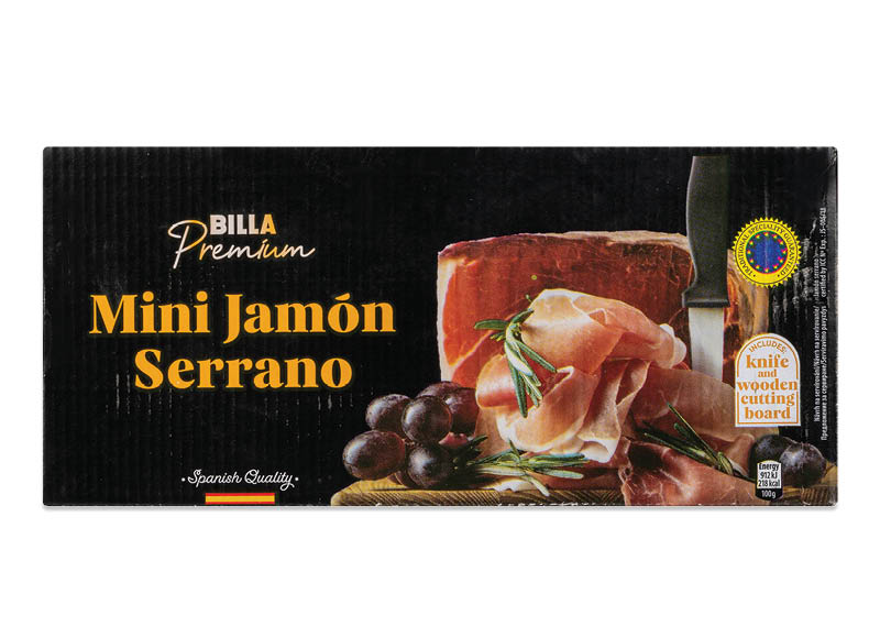 Iki – akcija / nuolaida: BILLA PREMIUM vytintas mini SERANO kumpis