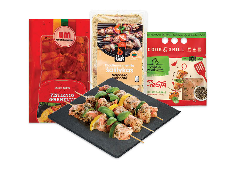 Iki – akcija / nuolaida: Marinuotiems mėsos gaminiams ir šašlykams