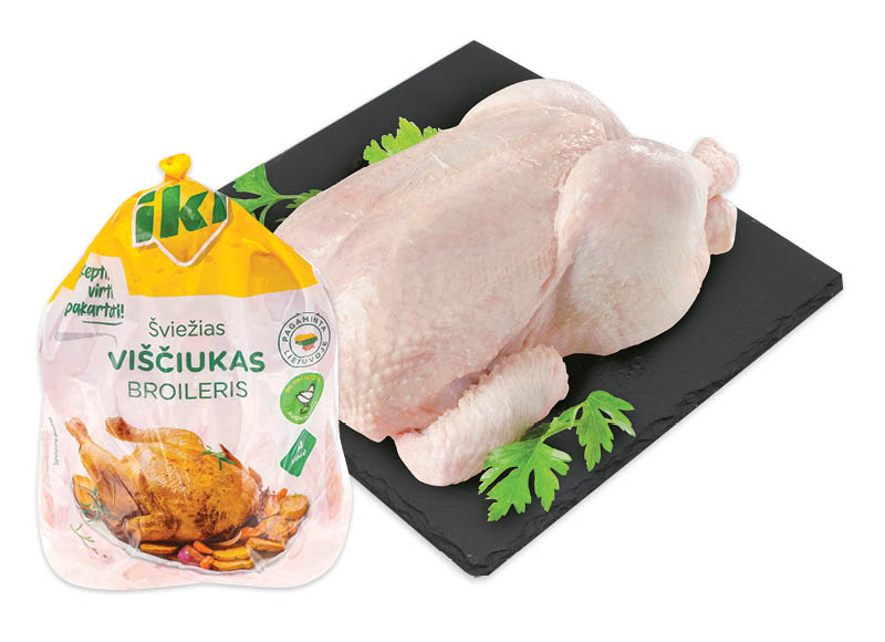 IKI šviežias viščiukas broileris, 1 kg