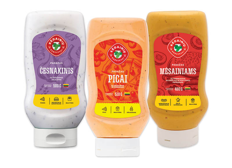KĖDAINIŲ majoneziniams padažams, 480 g