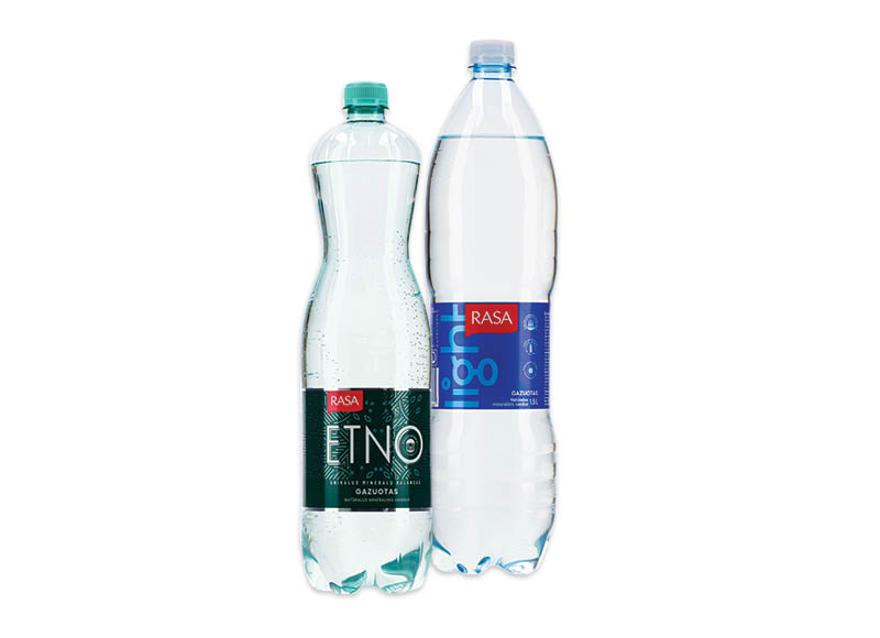 Gazuotas ar negazuotas vanduo RASA LIGHT ar ETNO, 1.5 l