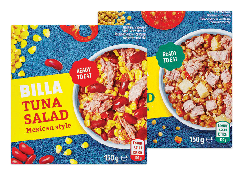 BILLA tunų salotos, 150 g