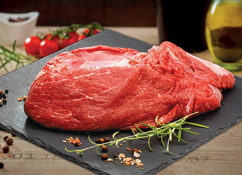 IKI ŪKIS jautienos sprandinė su pomente be kaulo, 1 kg