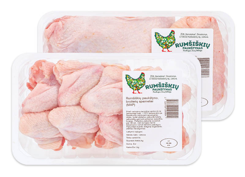 Šviežiai vištienai su kaulu RUMŠIŠKIŲ PAUKŠTYNAS, 500 g