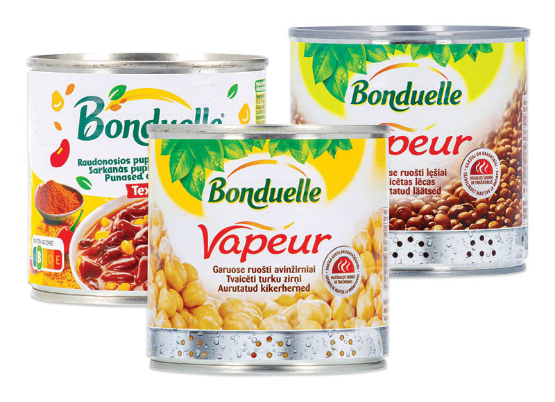 Konservuotoms pupelėms, avinžirniams BONDUELLE, 200 g