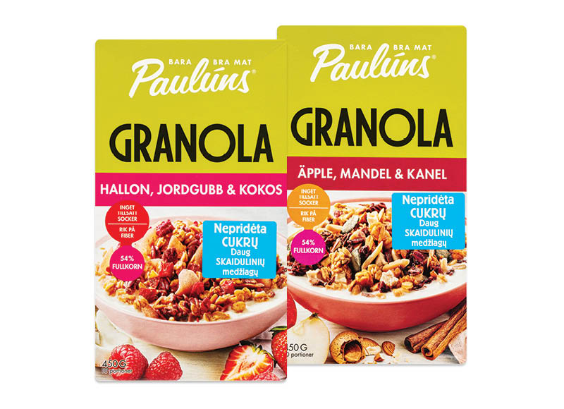 Traškūs javainiai PAULUNS, 450 g