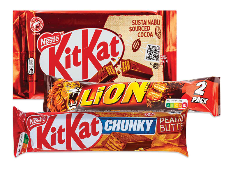 Šokoladinis batonėlis KIT KAT ar LION