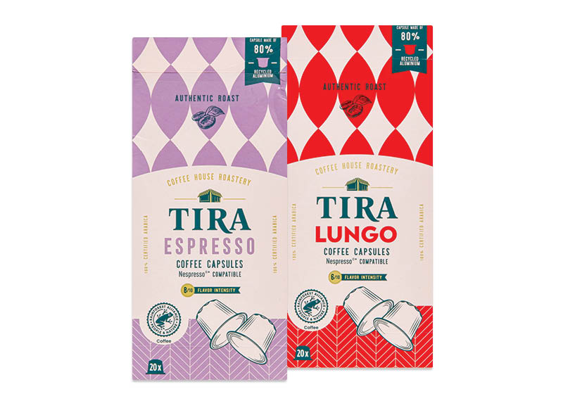 TIRA kavos kapsulės (NESPRESSO), 20 vnt
