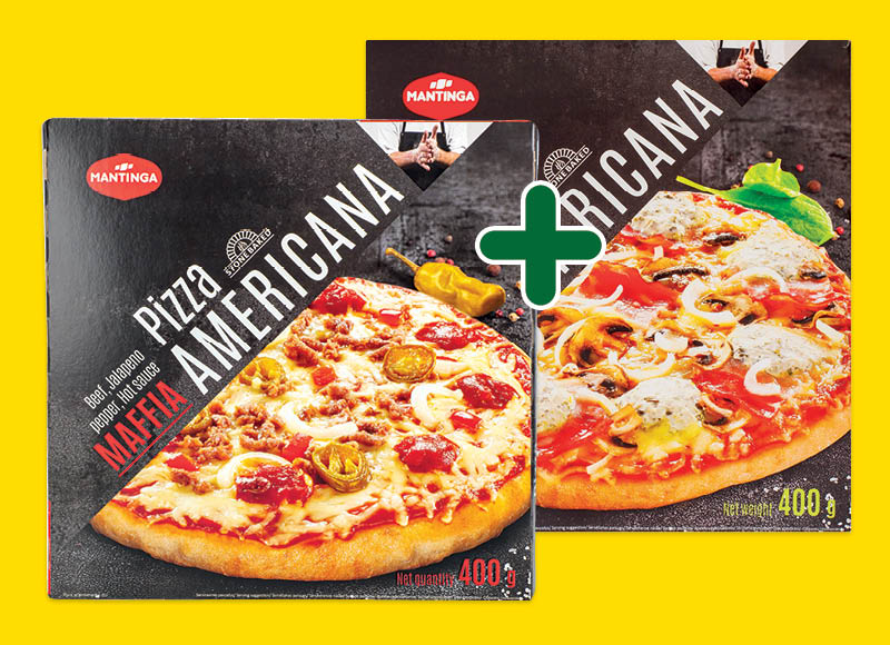 Šaldyta pica MANTINGA AMERICANA, 400 g