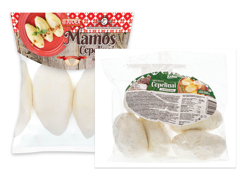 Šaldytiems cepelinams JUDEX, 500 g