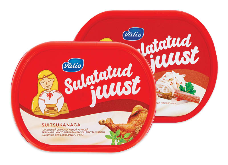 Lydytiems tepamiesiems sūriams VALIO, 185 g