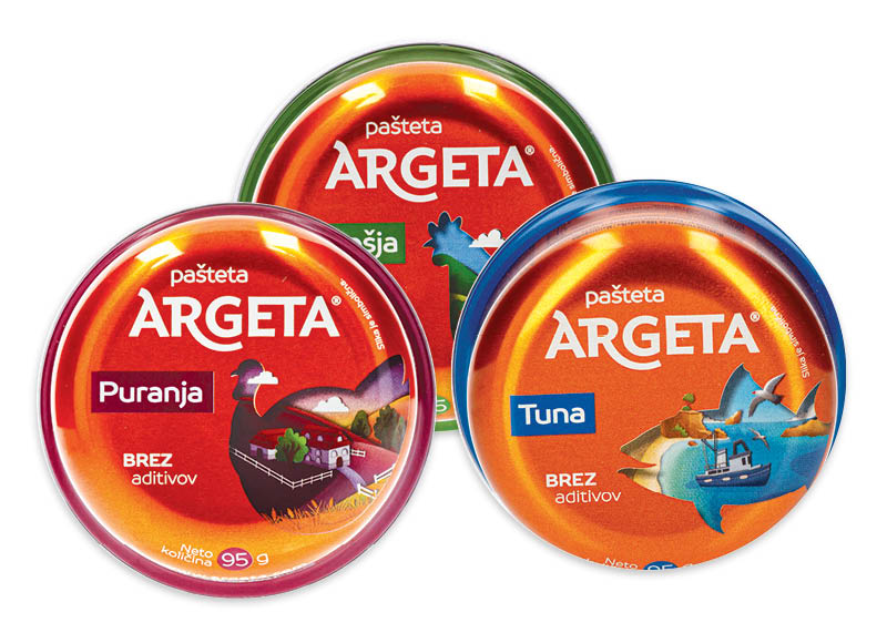 Paštetui ARGETA, 95 g