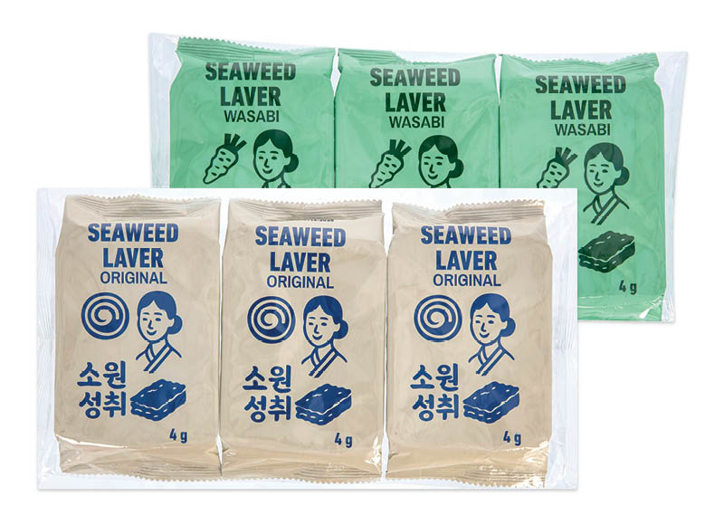 Jūrų dumblių užkandis SEAWEED LAVER, 12 g
