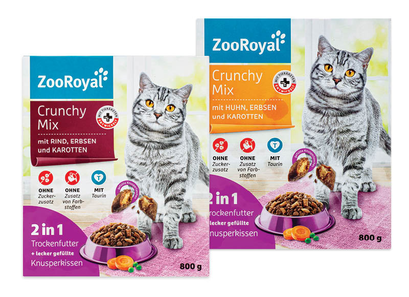 ZOOROYAL traškios pagalvėlės, 800 g
