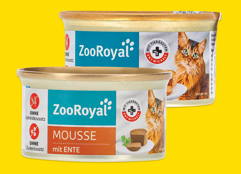 ZOOROYAL kačių ėdalas MOUSSE, 85 g