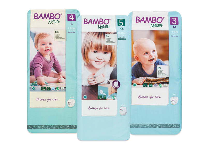 Sauskelnėms BAMBO NATURE EKO