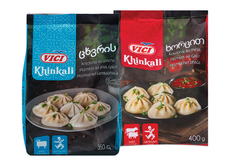 Šaldyti koldūnai VIČI KHINKALI, 350 g