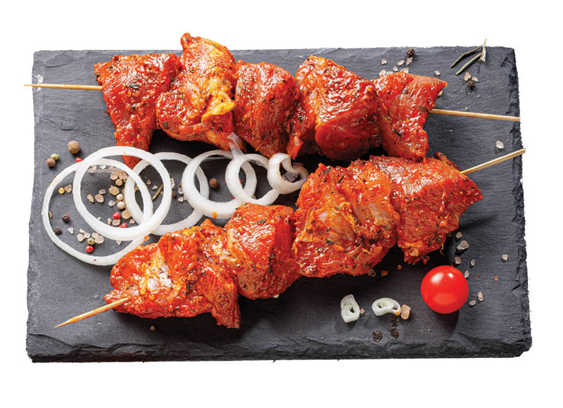 IKI ŠEFAI kiaulienos sprandinės šašlykas svogūnų marinate, 1 kg