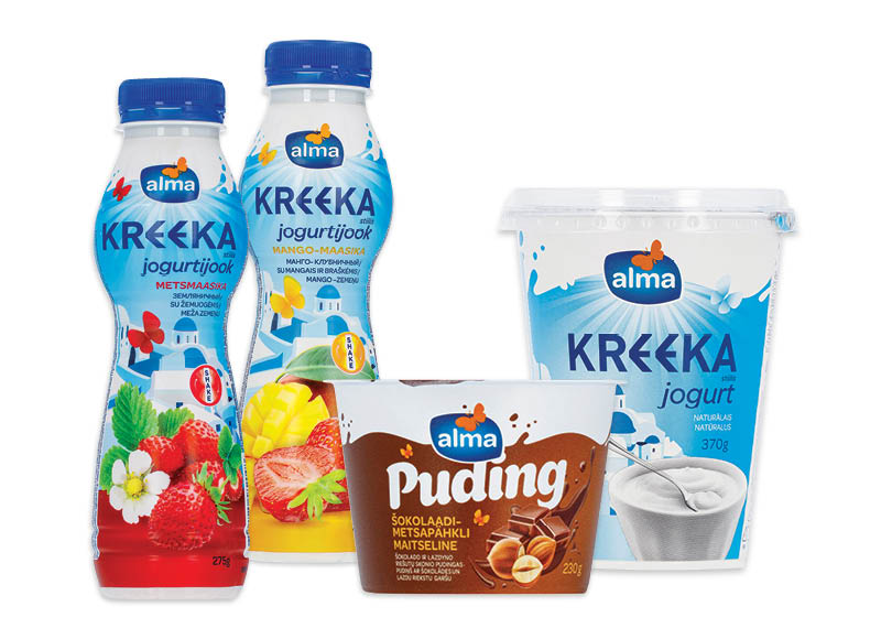 Pieno produktams ALMA