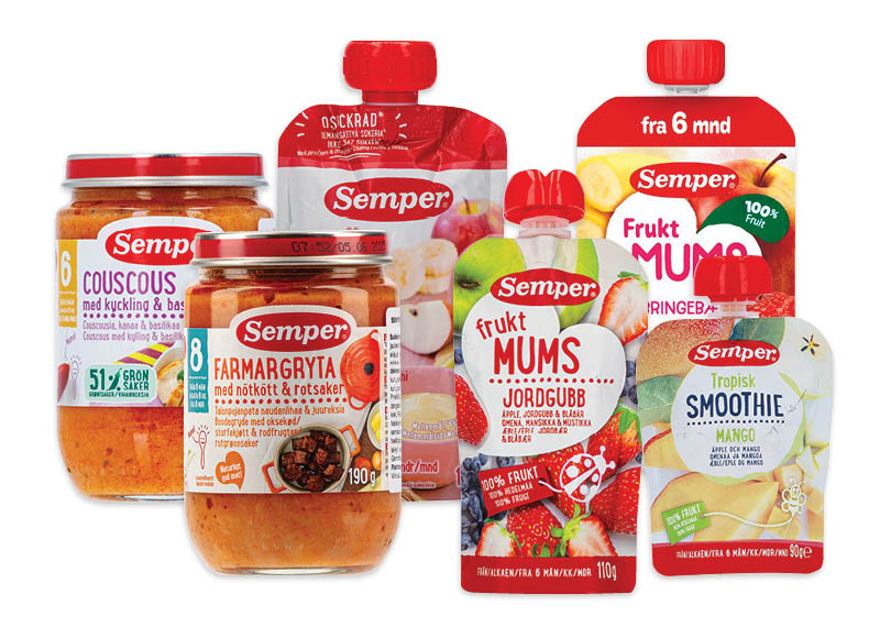 Tyrelėms, košėms, pieno mišiniams SEMPER