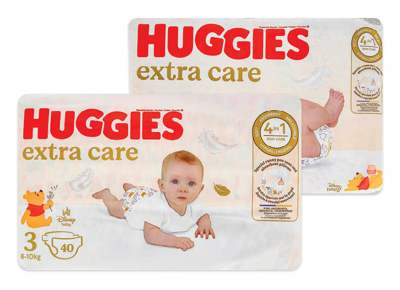 Sauskelnėms HUGGIES EXTRA CARE, 26 vnt