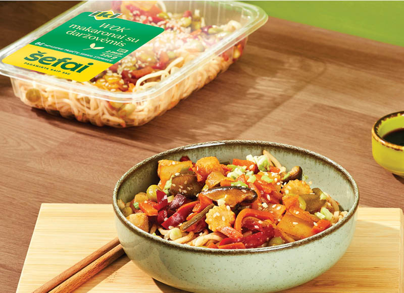 IKI ŠEFAI makaronams WOK, 220 g