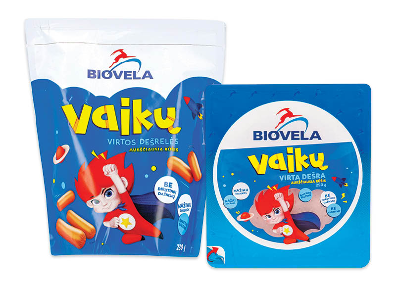 Mėsos gaminiai BIOVELA VAIKŲ, 230 g