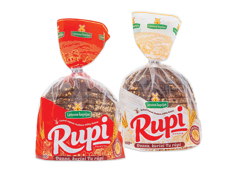 RUPI duona LIETUVOS KEPĖJAS, 600 g