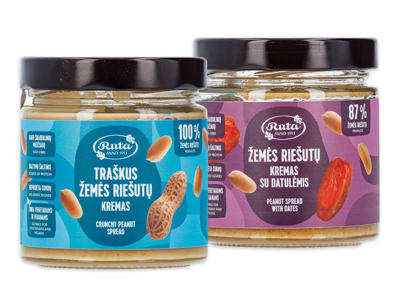 Žemės riešutų kremui RŪTA, 320 g