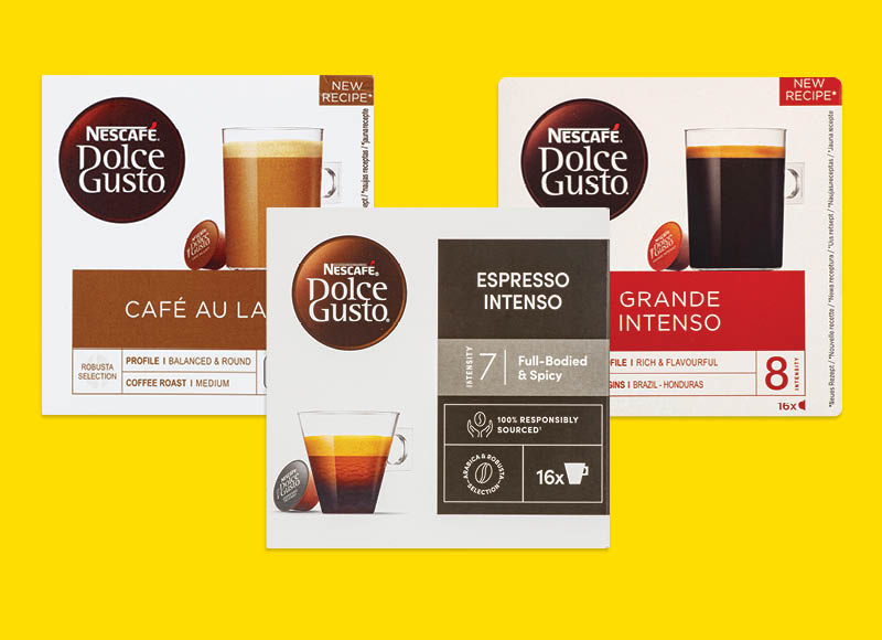 Juodos kavos kapsulės NESCAFE DOLCE GUSTO, 16 vnt