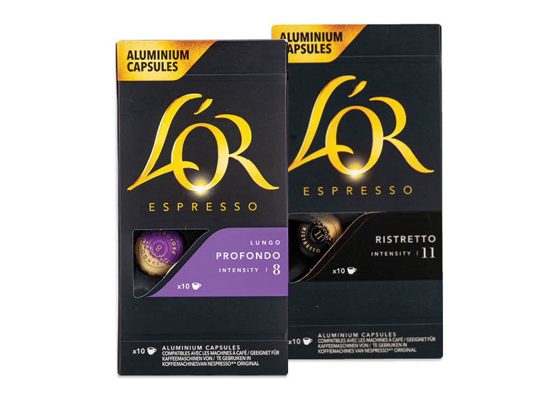 Kavos kapsulės L’OR (NESPRESSO), 10 vnt