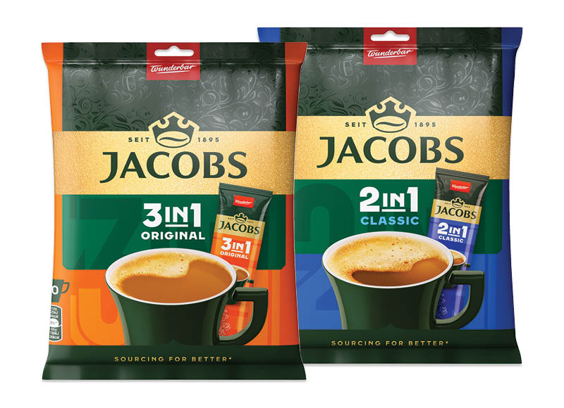 Tirpiosios kavos gėrimas JACOBS, 8 vnt