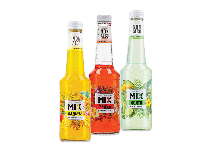 Nealkoholinis kokteilis MIX, 0.33 l