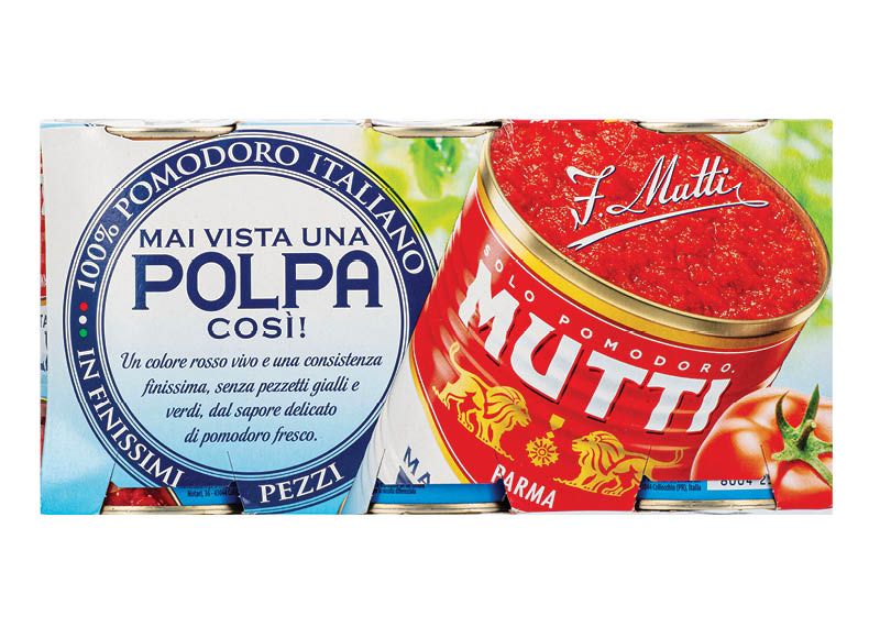 Smulkinti pomidorai MUTTI POLPA