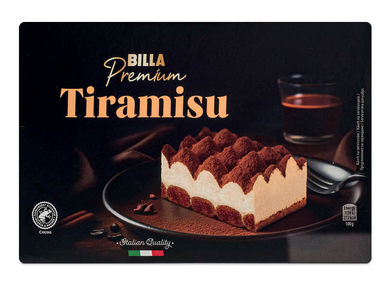 BILLA PREMIUM desertas TIRAMISU