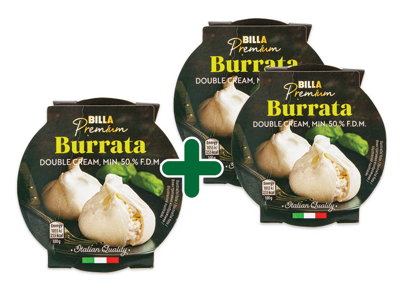 BILLA PREMIUM sūris BURRATA