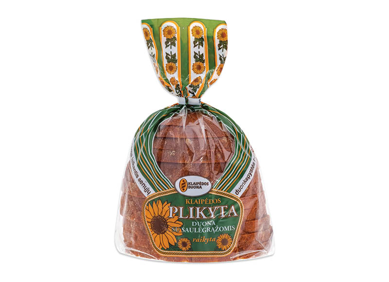 KLAIPĖDOS PLIKYTA duona su saulėgrąžomis