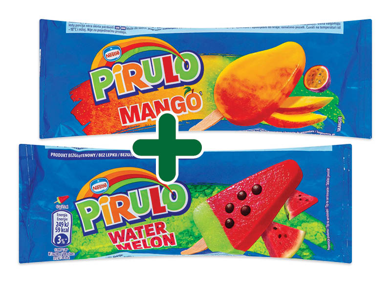 Vaisiniai ledai ant pagaliuko PIRULO