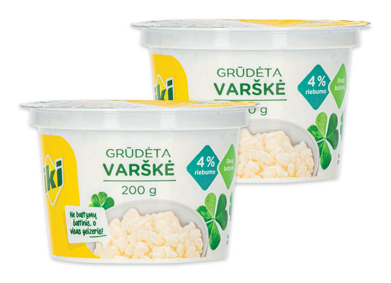 IKI GRŪDĖTA varškė