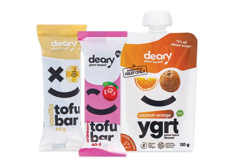 Augaliniams desertams ir tofu batonėliams DEARY