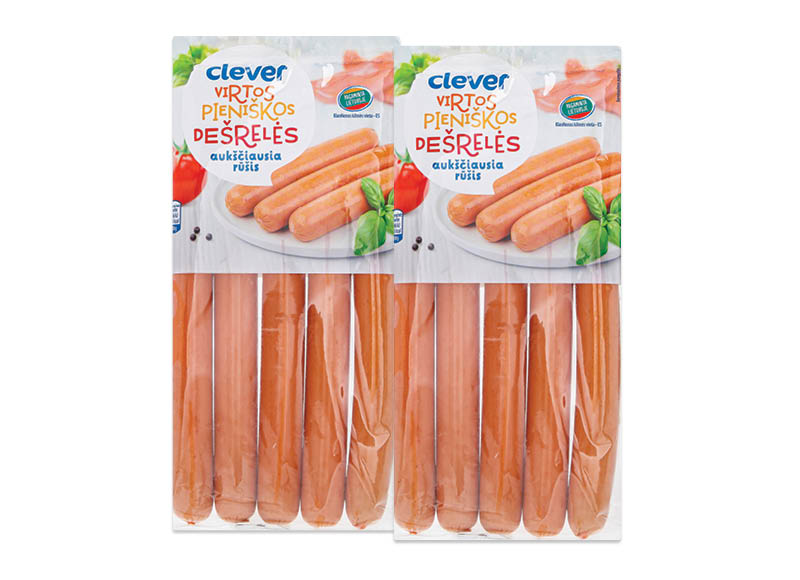 CLEVER virtos pieniškos dešrelės